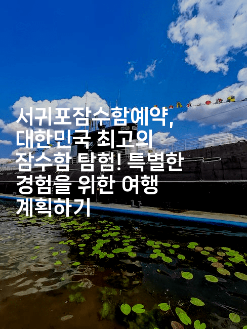 서귀포잠수함예약, 대한민국 최고의 잠수함 탐험! 특별한 경험을 위한 여행 계획하기-해바리움