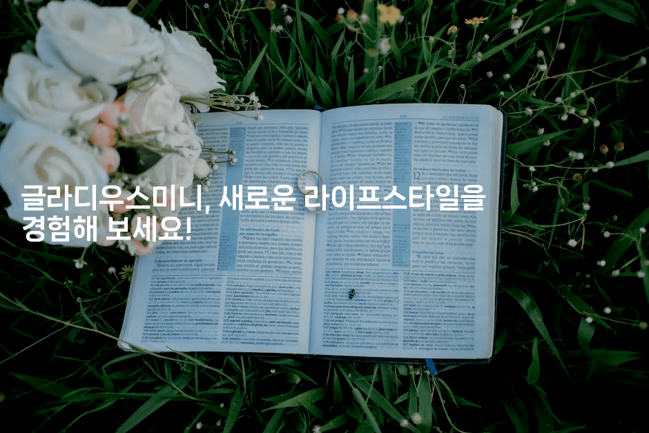 글라디우스미니, 새로운 라이프스타일을 경험해 보세요!-해바리움