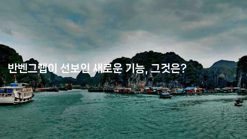 반벤그랩이 선보인 새로운 기능, 그것은?2-해바리움