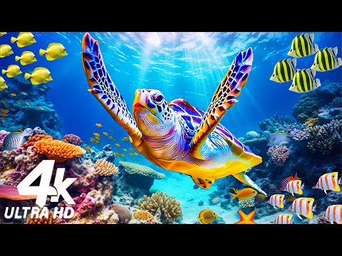 4K Stunning Underwater Wonders Of The Red Sea – Coral Reefs & Colorful Sea Life – Relaxing Music #1