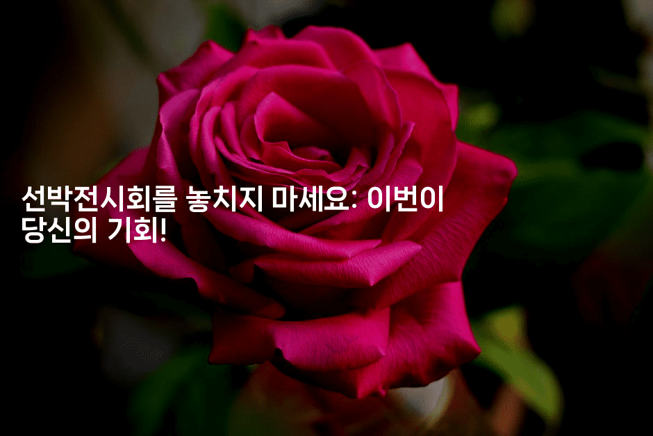 선박전시회를 놓치지 마세요: 이번이 당신의 기회!2-해바리움