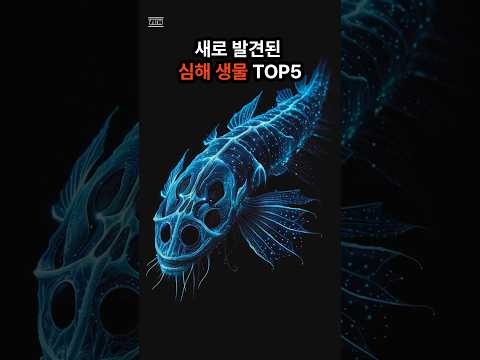 새로 발견된 심해 생물 TOP5