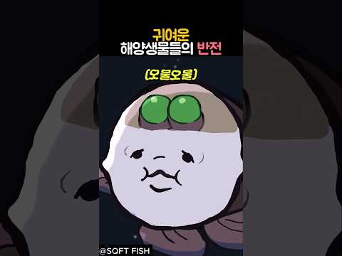 귀여운 해양생물들의 반전 #동물 #만화